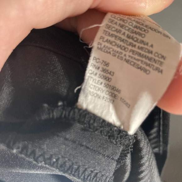 VanHeusen Studio Black Dress Suit Pants 34/30‎ 100% Polyester - Picture 8 of 8